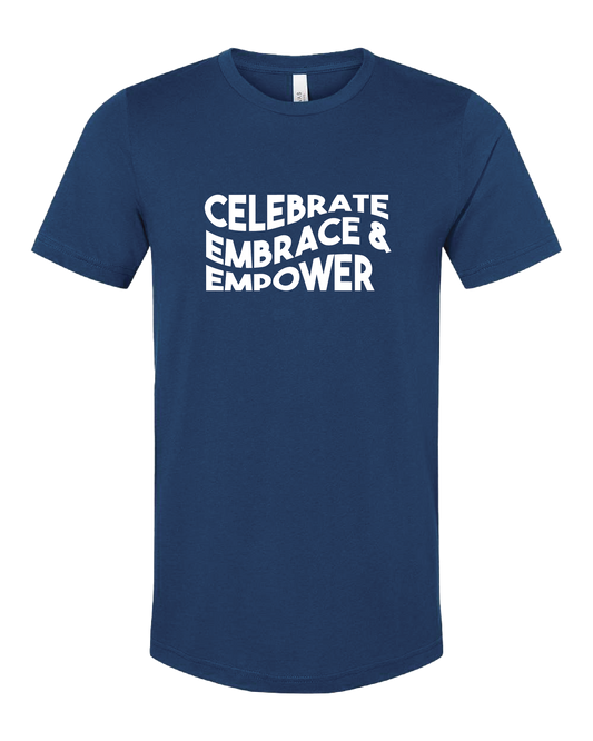Our Mission Tee in Cool Blue